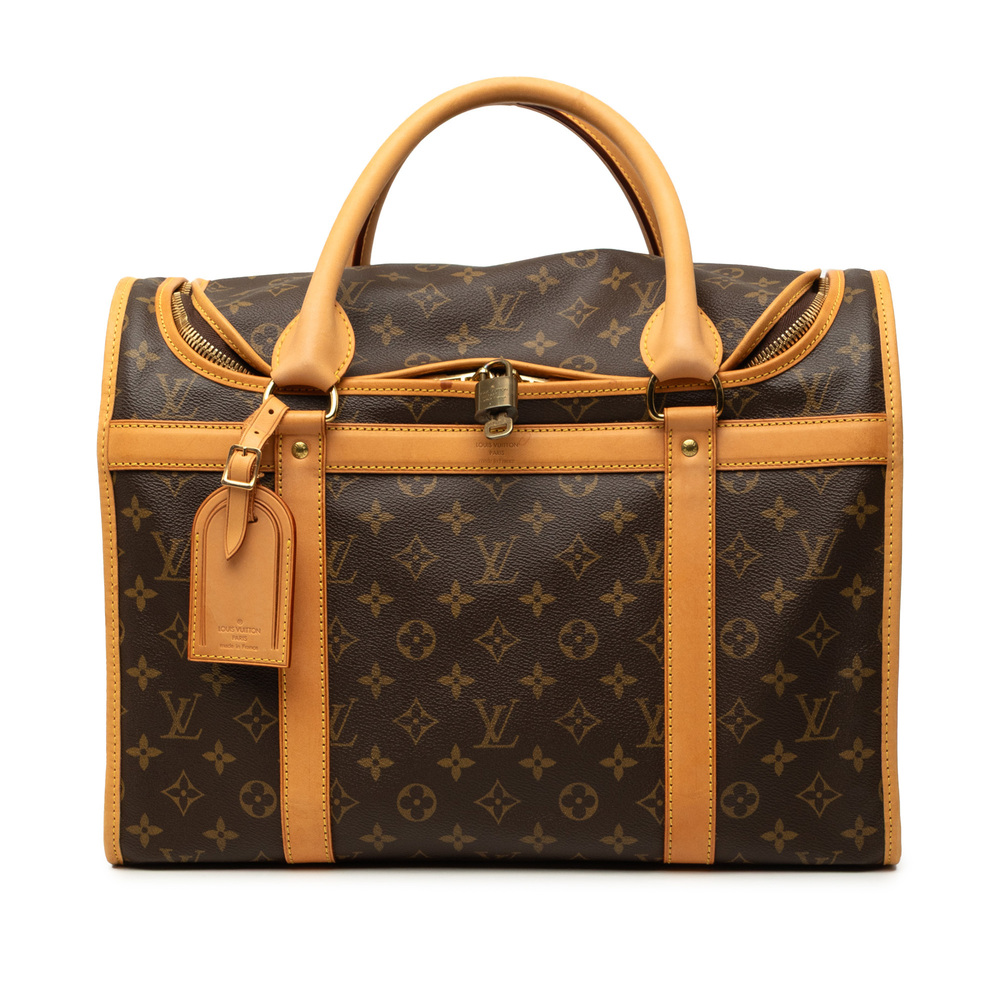 Pre-Loved Louis Vuitton Monogram Sac Chien Pet Carrier 40